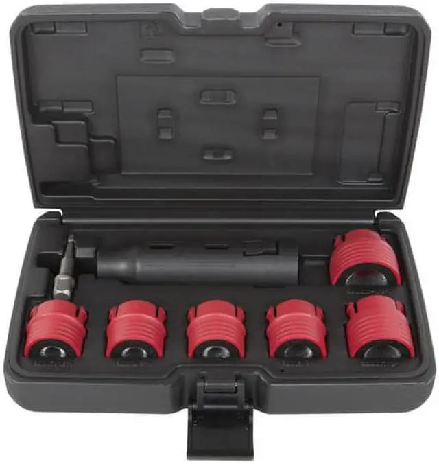 Alt view image 8 of 8 - STEELMAN 60099 8-Piece Wheel Stud Cleaner Set