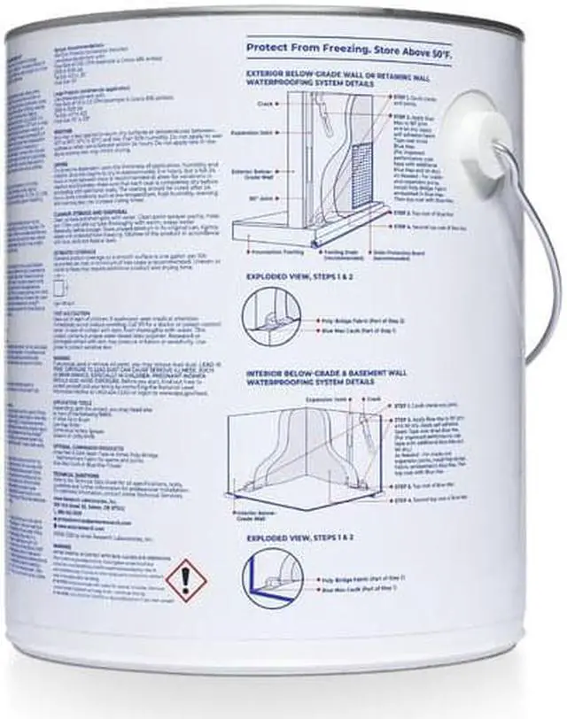 Alt view image 2 of 6 - AMES RESEARCH LABORATORIES BMX1WRG Ames Blue Max Liquid Rubber Regular Grade 1