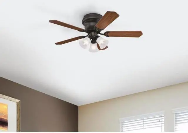 Alt view image 6 of 8 - westinghouse lighting 7231300 contempra trio indoor ceiling fan with light, 42 inch, oil rubbed bronze