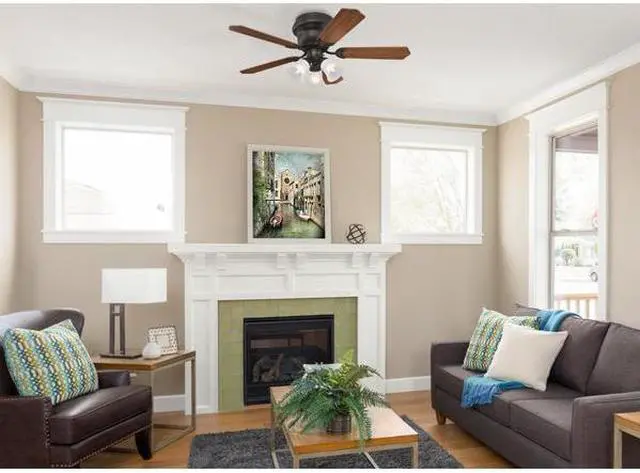 Alt view image 7 of 8 - westinghouse lighting 7231300 contempra trio indoor ceiling fan with light, 42 inch, oil rubbed bronze
