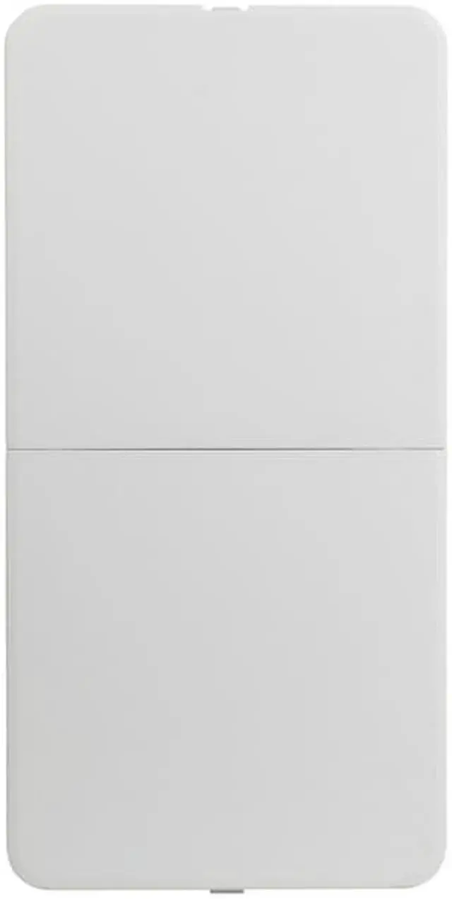 Alt view image 6 of 13 - 4-Foot Height Adjustable Bi-Fold Granite White Plastic Folding Table