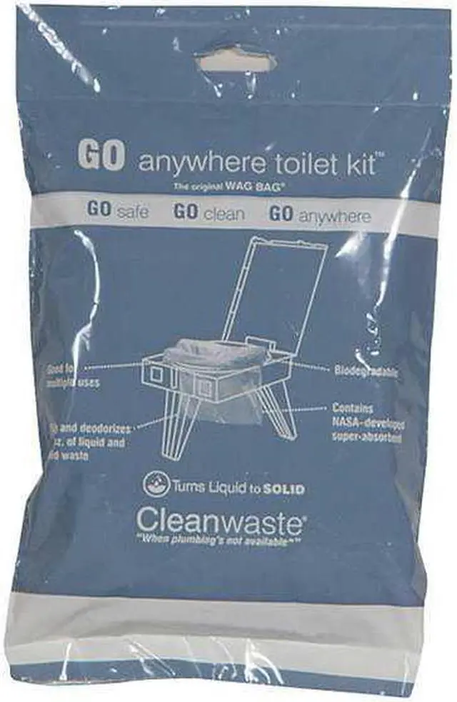 Alt view image 7 of 7 - Cleanwaste D019W12 Go Anywhere 12-Pack Waste Kits