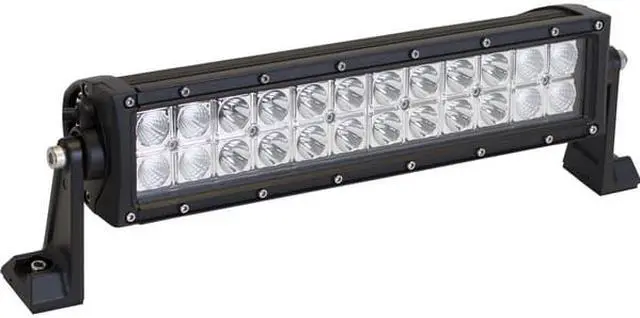 Alt view image 3 of 5 - buyers products 14 inch 6480 lumen led combination spot-flood light bar, black (1492161)