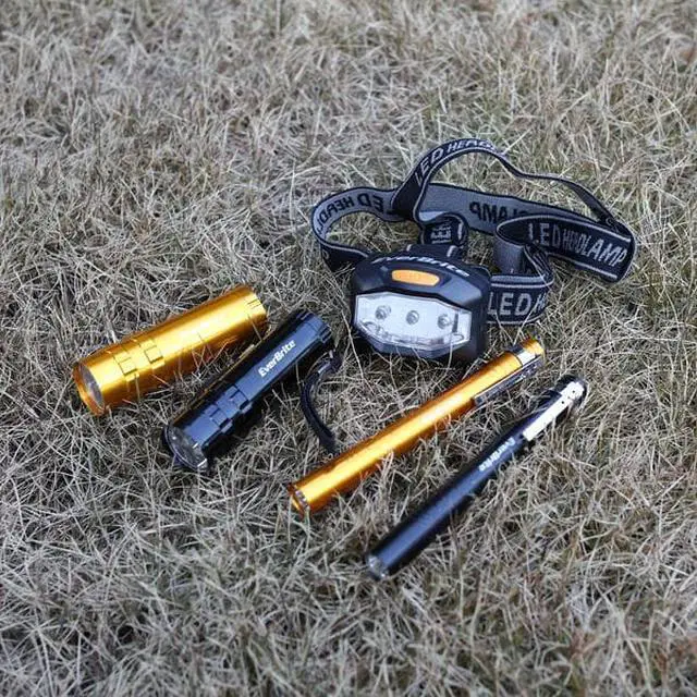 Alt view image 4 of 4 - led flashlight, penlight and headlamp combo
