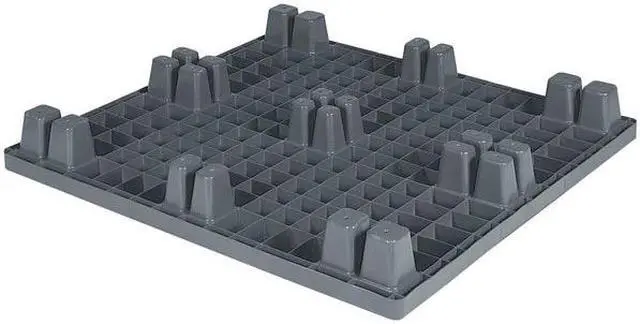 Alt view image 2 of 2 - ZORO SELECT 4FB88 High Density Polyethylene Pallet, 48 in L, 40 in W, 6 in H,