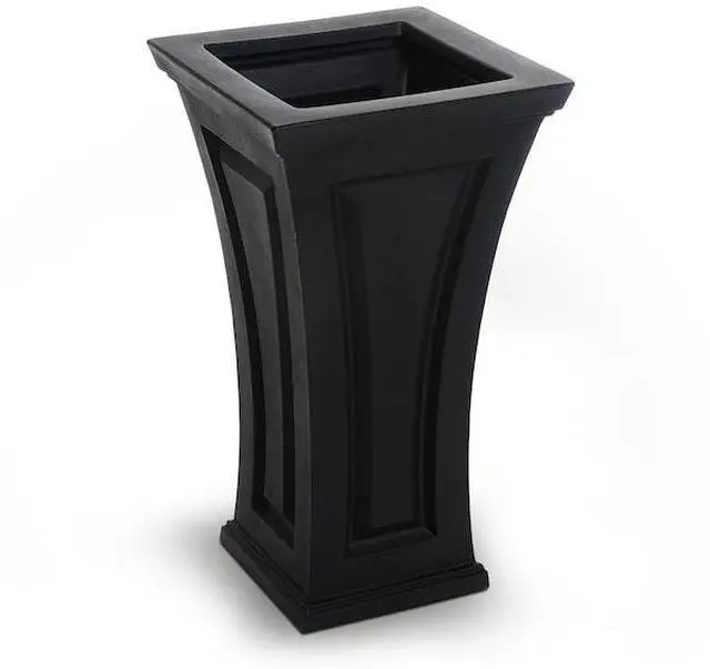 Alt view image 3 of 5 - Mayne Inc Cambridge Tall Planter, Black