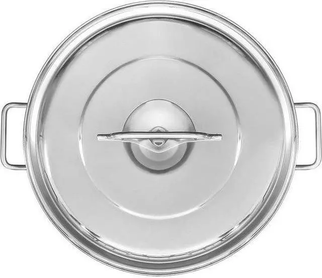 Alt view image 3 of 4 - CONCORD S3539S Stainless Steel Stockpot Brew Kettle w/ Lid, Beer Hops, 40 Quart