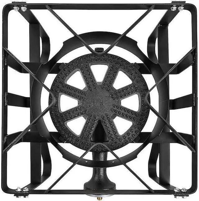 Alt view image 5 of 5 - Concord Deluxe Banjo Single Propane Burner; 200,000 BTU Portable Outdoor Stove for Camping Cooking, Home Brewing, Making Sauces; 16" Square