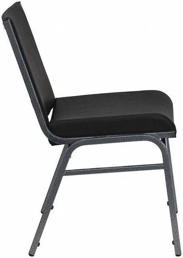 Alt view image 12 of 20 - HERCULES Series Heavy Duty Black Vinyl Stack Chair