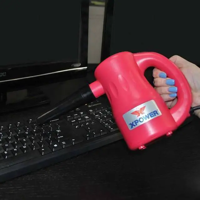 Alt view image 5 of 5 - XPOWER B-53-PINK XPOWER B-53 Airrow Pro Multipurpose Home Pet Dryer, Duster,