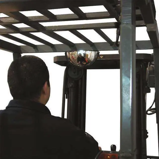 Alt view image 2 of 2 - IDEAL WAREHOUSE INNOVATIONS 70-1140 Dome Mirror,Black,w/Magnet