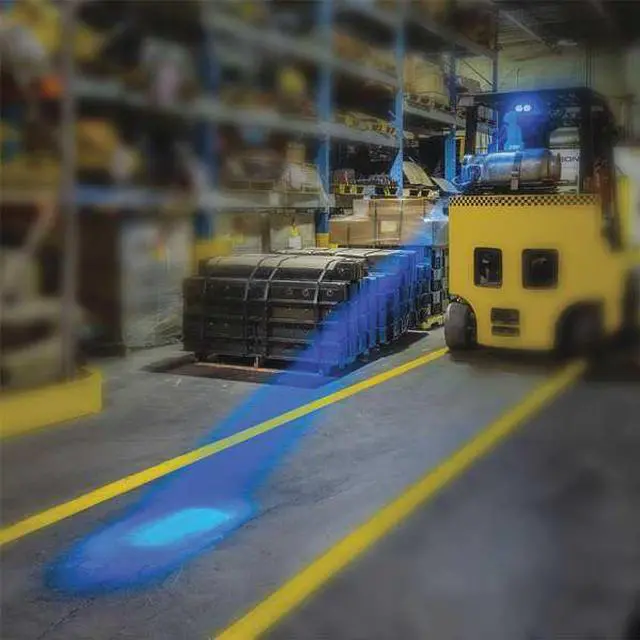 Alt view image 2 of 3 - IDEAL WAREHOUSE INNOVATIONS 70-1095 Safety Light Blue LED,Polycarbonate