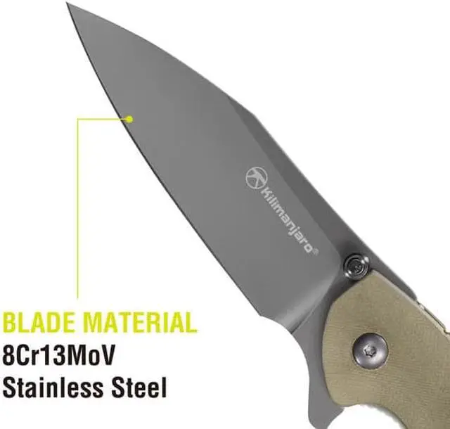 Alt view image 17 of 18 - Kilimanjaro 910028 Morsa Titanium Folding Knife Pocket Folder