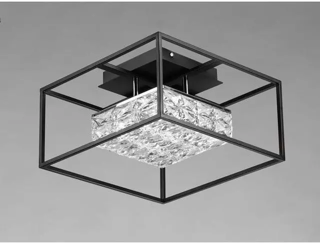 Alt view image 2 of 3 - ET2 E23300-20BK Zephyr 1-Light 15.75" Wide Black Flush Mount Light
