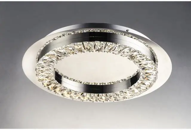 Alt view image 3 of 4 - ET2 E30561-20PC 17 in. Charm LED Flush Mount Ceiling Light, Polished Chrome