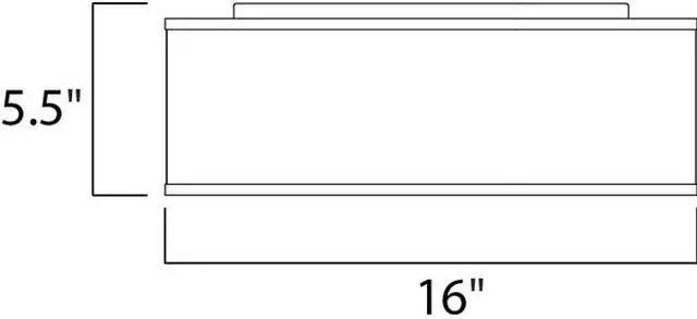 Alt view image 3 of 3 - Maxim 10230GC 16 in. Prime LED Flush Mount Ceiling Light, Gold Coast