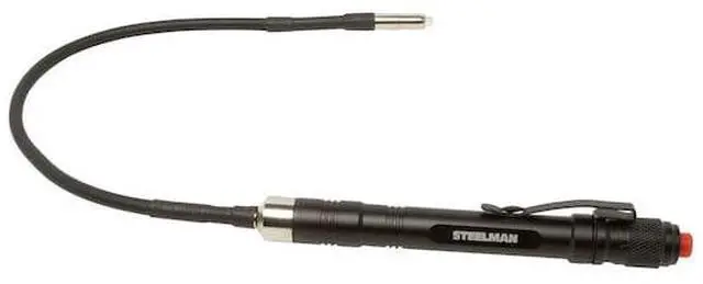 Alt view image 13 of 15 - STEELMAN 95887 LED Bendable Inspection Pen Light Flexible Automotive Flashlight