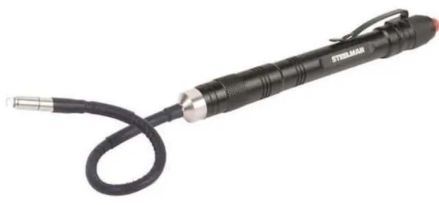 Alt view image 14 of 15 - STEELMAN 95887 LED Bendable Inspection Pen Light Flexible Automotive Flashlight