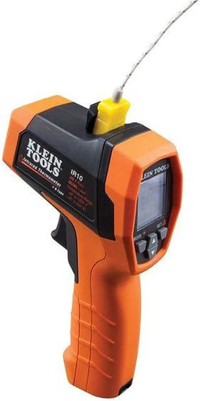 Alt view image 10 of 13 - Klein Tools IR10 20:1 Cordless Dual-Laser Infrared Thermometer Kit
