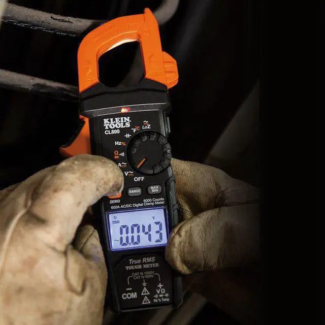 Alt view image 16 of 19 - Klein Tools Digital Clamp Meter - AC/DC Auto-Ranging - 600A