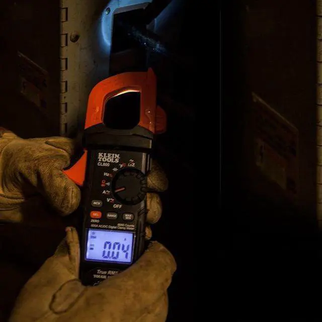 Alt view image 17 of 19 - Klein Tools Digital Clamp Meter - AC/DC Auto-Ranging - 600A