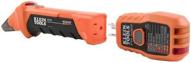 Alt view image 14 of 16 - Klein Tools Digital Circuit Breaker Finder w/GFCI Outlet Tester