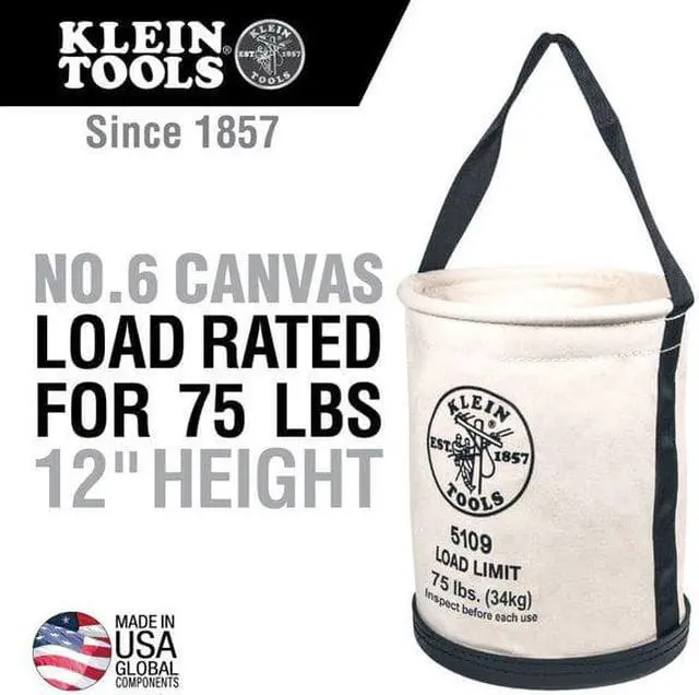 Alt view image 12 of 12 - Klein Tools 409-5109 Wide-Opening Straight Wall Buckets