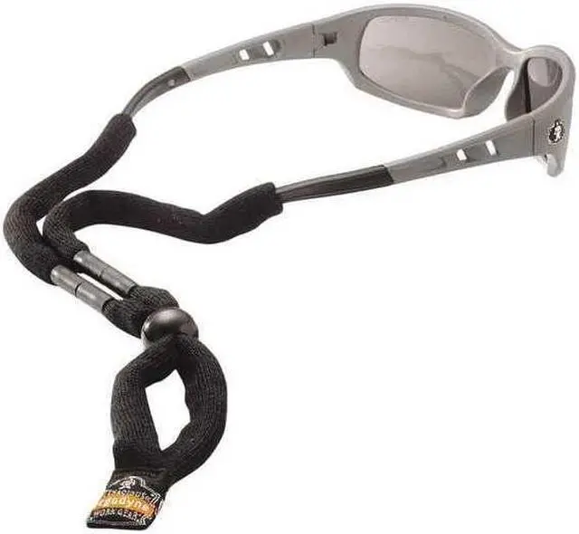 Alt view image 8 of 8 - Skullerz 3215 Cotton Breakaway Eyewear Lanyard - Black