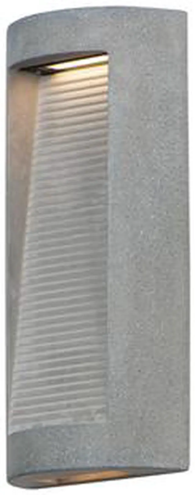 Main image of ET2 E14382-GSN Boardwalk 2-Light 7.75" Wide Greystone Wall Sconce