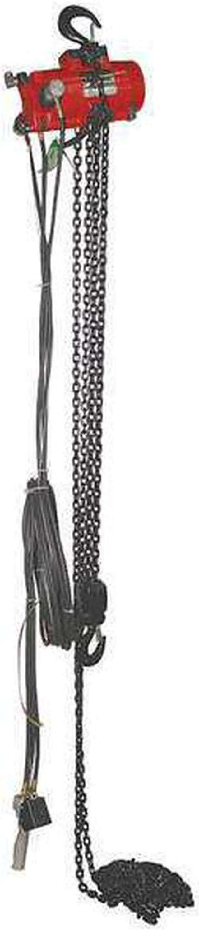 Alt view image 3 of 3 - DAYTON 29XL88 Air Chain Hoist,2000 lb.Cap.,10 ft.Lift