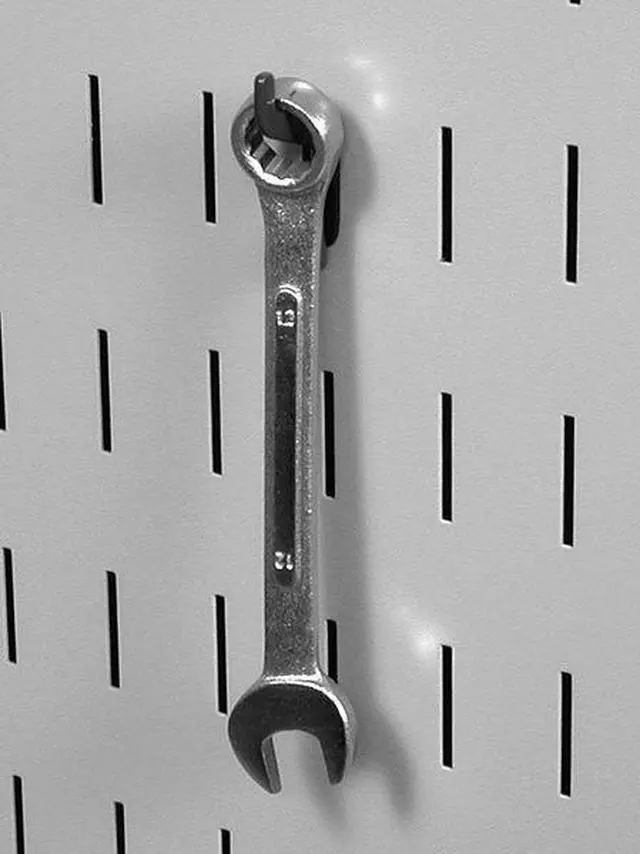 Alt view image 4 of 4 - WALL CONTROL 35-K-BASBK Slotted Tool Board Hook Kit,13 Piece,Blk