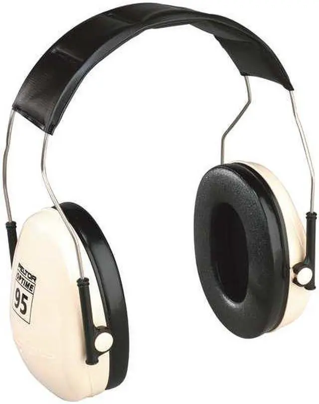 Alt view image 6 of 8 - 3M 08062 Ear Muff,21dB,Behind-the-Head,Bk/Beige