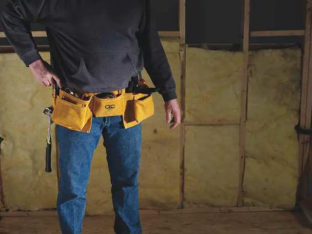 Alt view image 3 of 5 - Clc Tan Cordless Drill Holster, Leather Tan  Leather  DRL91