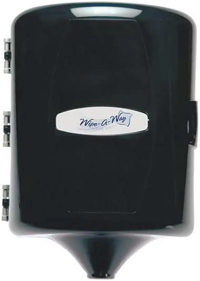Alt view image 2 of 2 - WIPE-A-WAY WA-FAC-DISP Wipe-A-Way Center Pull Dispenser, Black