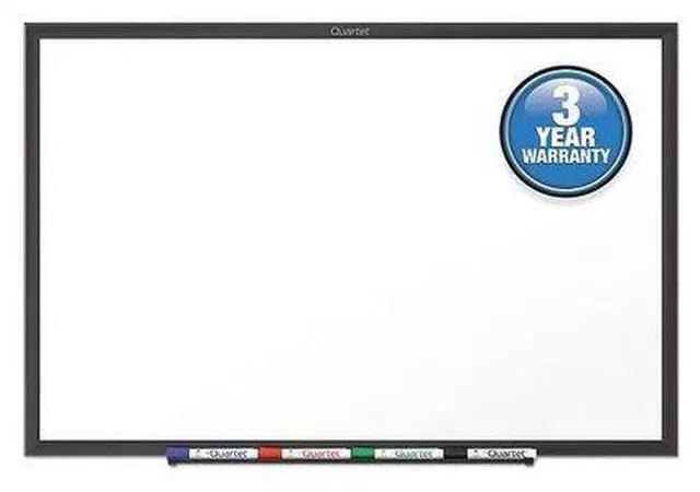 Alt view image 4 of 17 - Quartet S534B Prestige 2 DuraMax Porcelain Magnetic Whiteboards, Mahogany Finish Frame, 4' x 3'