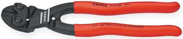 Alt view image 6 of 7 - Knipex Mini Bolt Cutter,Steel,8 In. L HAWA 71 21 200 SBA
