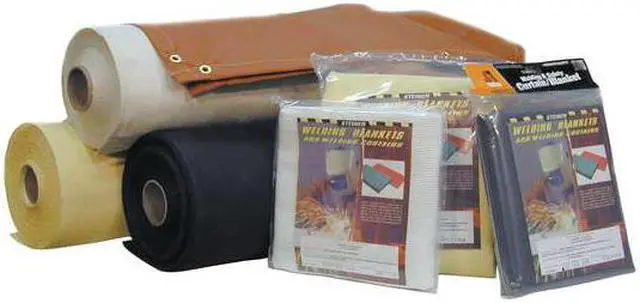 Alt view image 5 of 7 - STEINER 372-60R Welding Blanket Roll, Fiberglass, 150 ft. W., 5 ft. H., 18