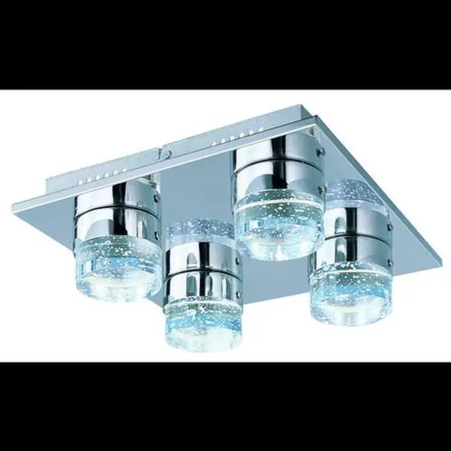 Alt view image 2 of 3 - ET2 E22772-91PC Fizz IV LED Polished Chrome LED Flush Mount Ceiling Light - 13 in.