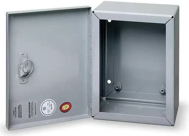 Alt view image 3 of 4 - WIEGMANN N1C081004 NEMA 1 10.0 in H x 8.0 in W x 4.0 in D Wall Mount Enclosure