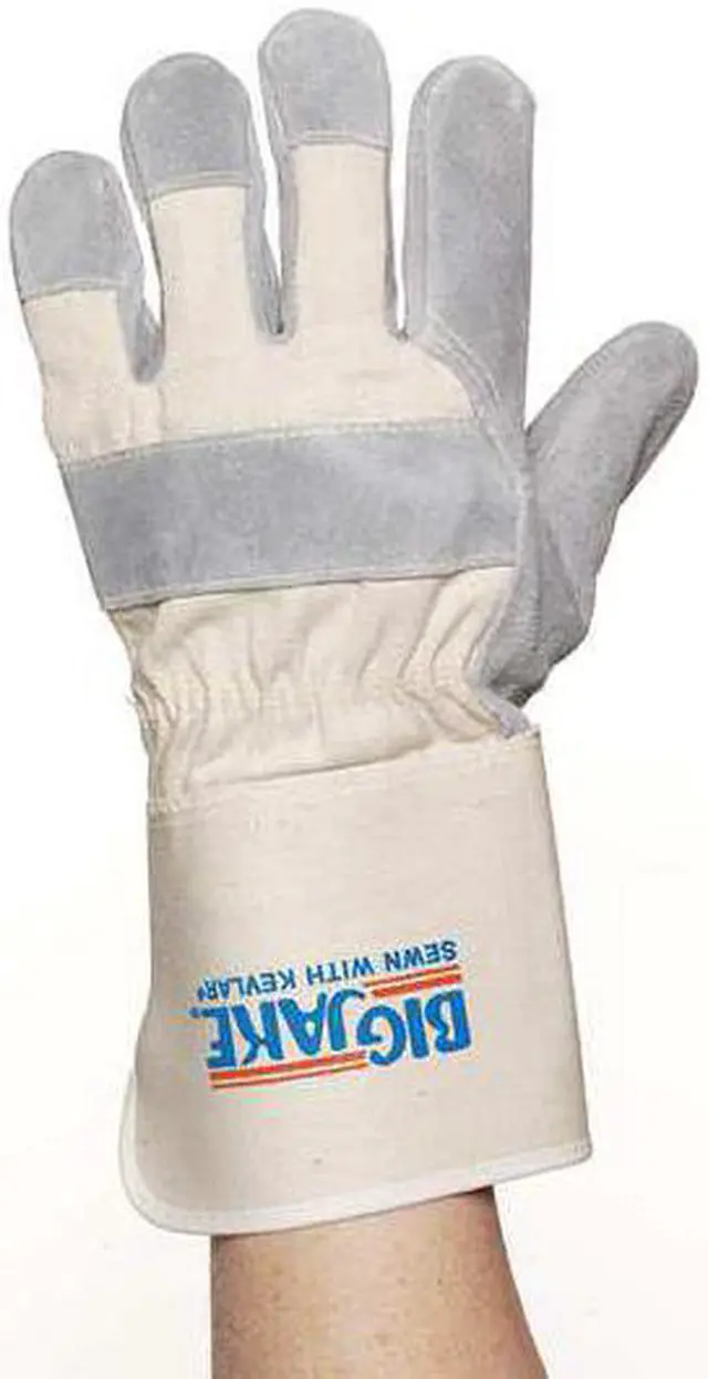 Alt view image 6 of 7 - Memphis Glove - 1711 - Big Jake X-large Doublepalm Leather Glove W/2-3