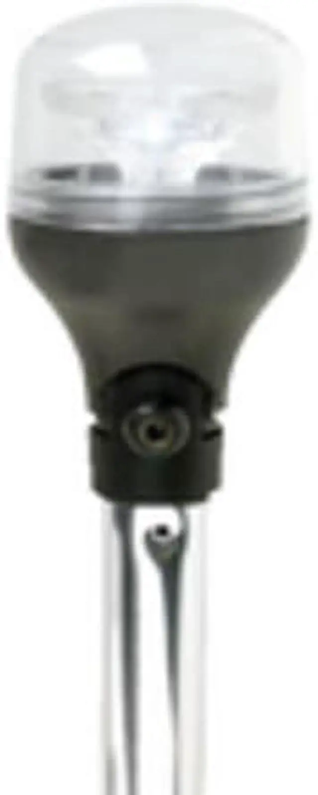 Alt view image 8 of 12 - Attwood Lightarmor Plug-In All-Around Light - 20" Aluminum Pole - Black Horizontal Composite Base W/Adapter