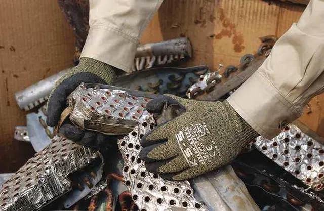 Alt view image 4 of 4 - MCR SAFETY 9389M Cut Resistant Gloves,Black/Ylw,M,PR