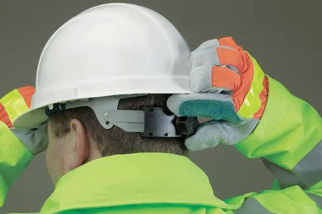 Alt view image 3 of 3 - ERB SAFETY WEL19951WH Hard Hat, Omega II, Polyethylene, 6 Point Ratchet, Type