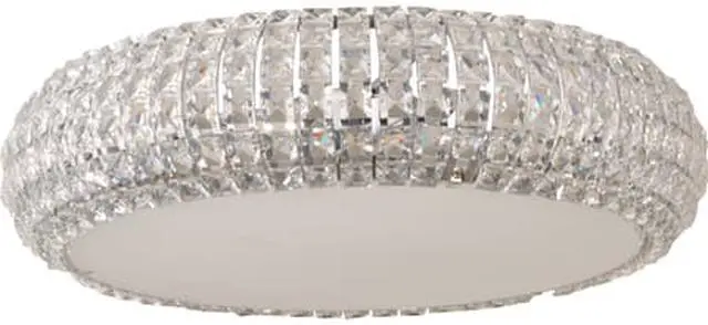 Main image of ET2 E21801-20PC Bijou 6-Light 15.75" Wide Polished Chrome Flush Mount Light