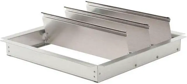 Alt view image 2 of 4 - DAYTON 5NKN6 Damper,Backdraft,Wall Mount,27-3/4 In Sq