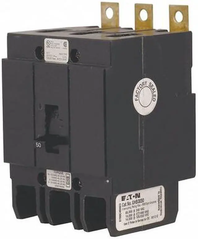 Alt view image 2 of 3 - Eaton GHB3070 Breaker, 70A, 3P, 277/480 VAC, 125/250 VDC, GHB, 14 kAIC