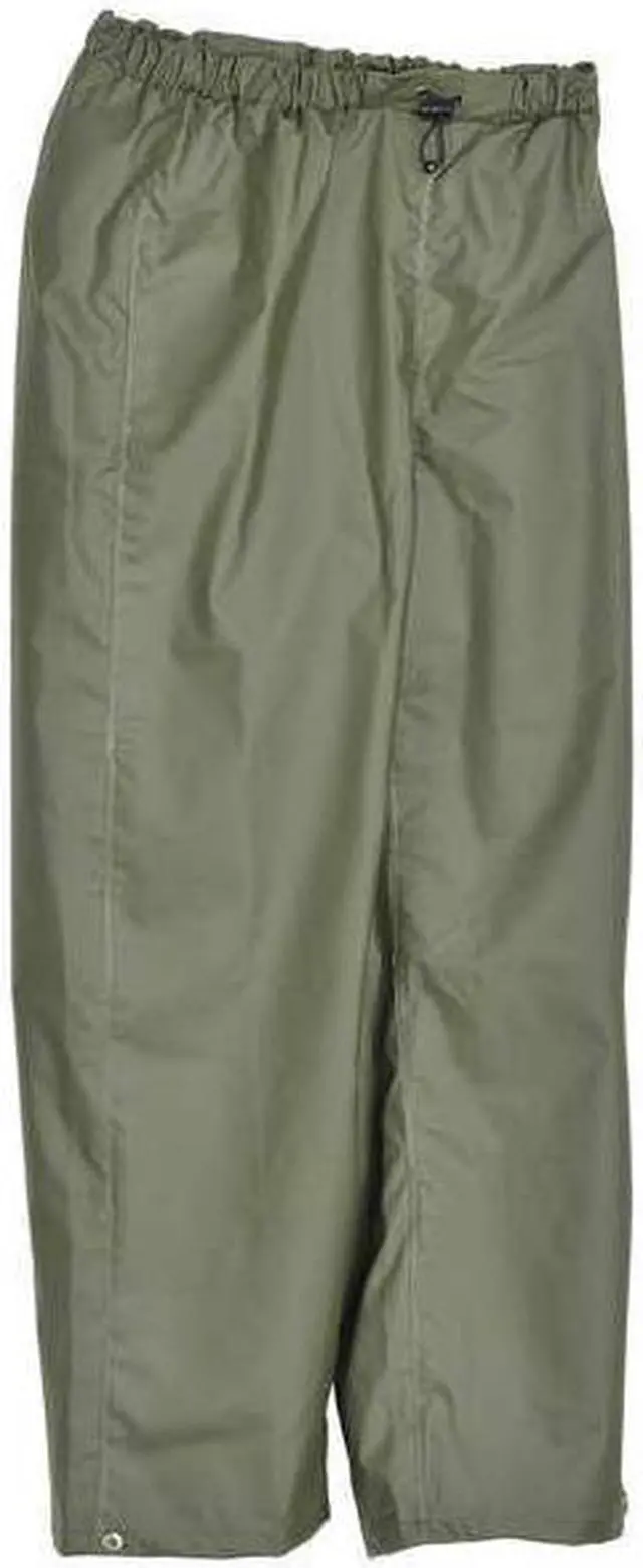 Alt view image 3 of 3 - HELLY HANSEN 70429_480-S Rain Pants,PVC/Polyester,Army Green,S