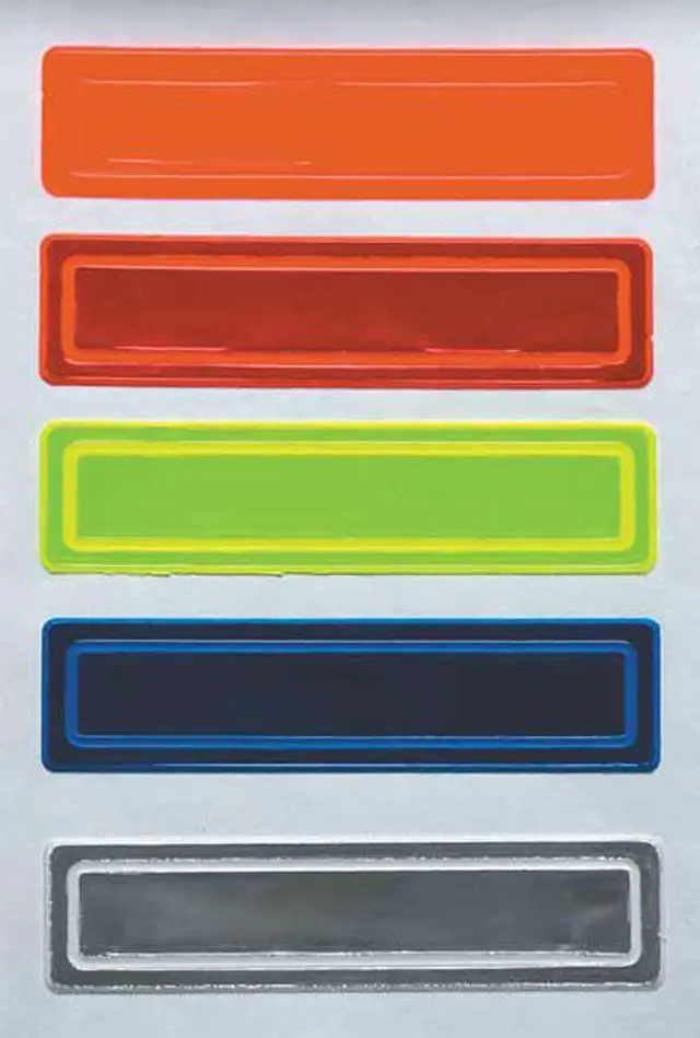 Alt view image 3 of 6 - ACCUFORM LHR104WT Hard Hat Label,1 In. H,4 In. W,PK16, LHR104WT