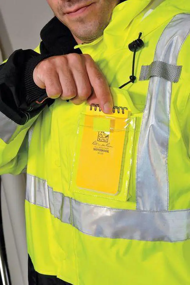 Alt view image 6 of 7 - TINGLEY J24172 Icon Rain Jacket, Class 3, Type P, Ylw/Green, 3XL