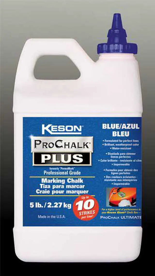 Alt view image 4 of 4 - Keson Marking Chalk Concentrate,Blue,3Lb  PM103BLUE